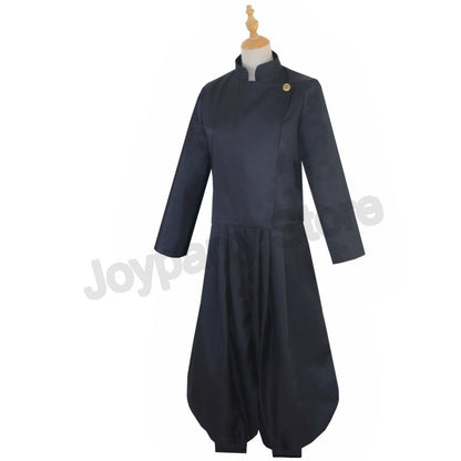 Geto Suguru Cosplay Costume Anime Jujutsu Kaisen High School Ieiri Shoko Costume Uniform Black Suit Halloween for Men Women
