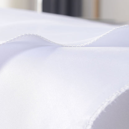 Round Tablecloths White Wedding Table Cloth Satin Solid Color Table Covers Hotel Wedding Birthday Dining Table Decoration