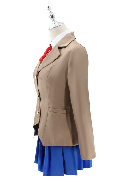 Heartbeat Literature Club Monica Cosplay Sayuri Natsuke Cosplay Costume Wig Set School Uniform Girls Female Clothing