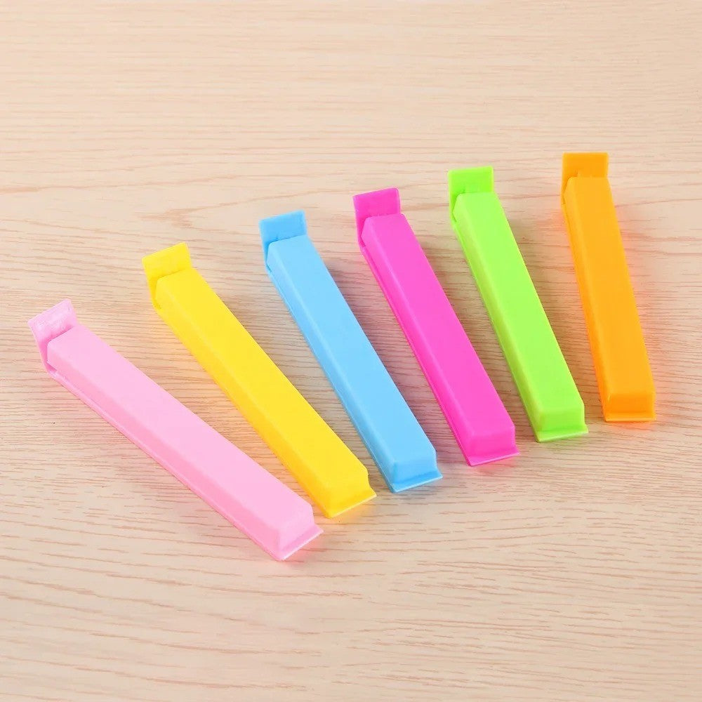 10-100pçs Clipes de Plástico para Saco de Comida Selador Braçadeira Ferramenta de Cozinha Selagem Portátil de Armazenamento Clipe de Vedação para Acessórios de Selagem de Saco