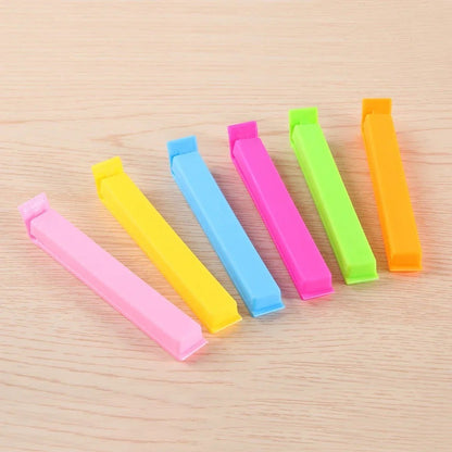 10-100pçs Clipes de Plástico para Saco de Comida Selador Braçadeira Ferramenta de Cozinha Selagem Portátil de Armazenamento Clipe de Vedação para Acessórios de Selagem de Saco