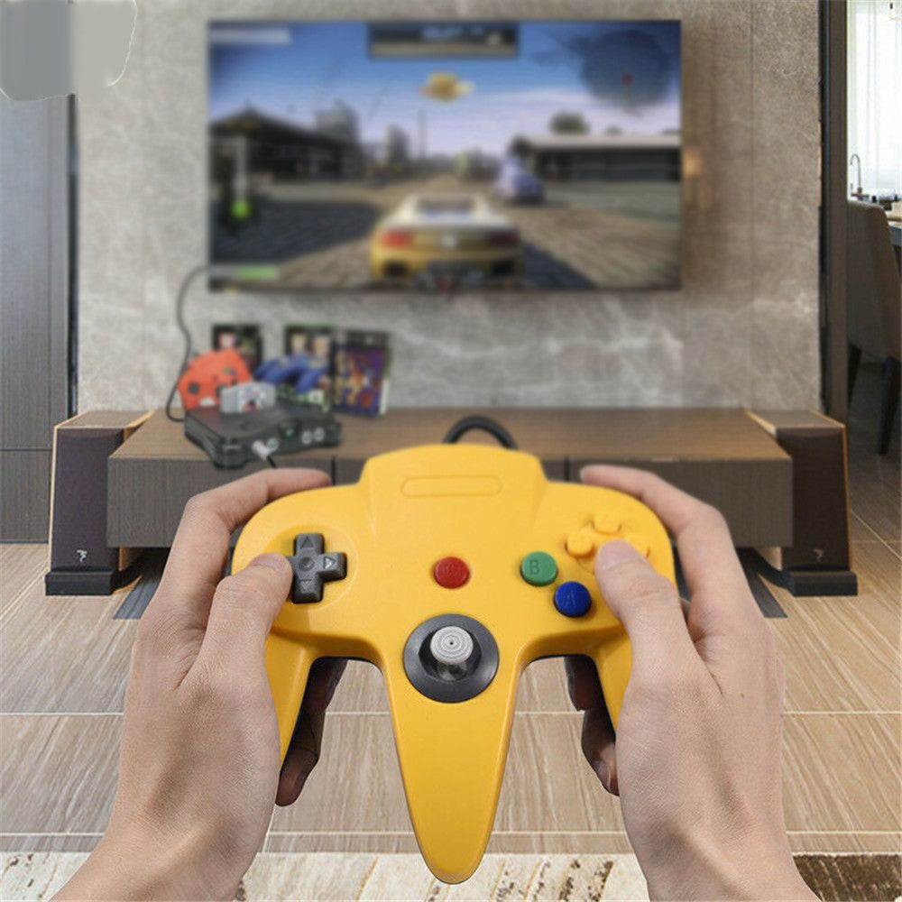 USB Wired Gamepad N64 Joystick Gamepad Controller for Mac Computer PC Handle USB Gamepad