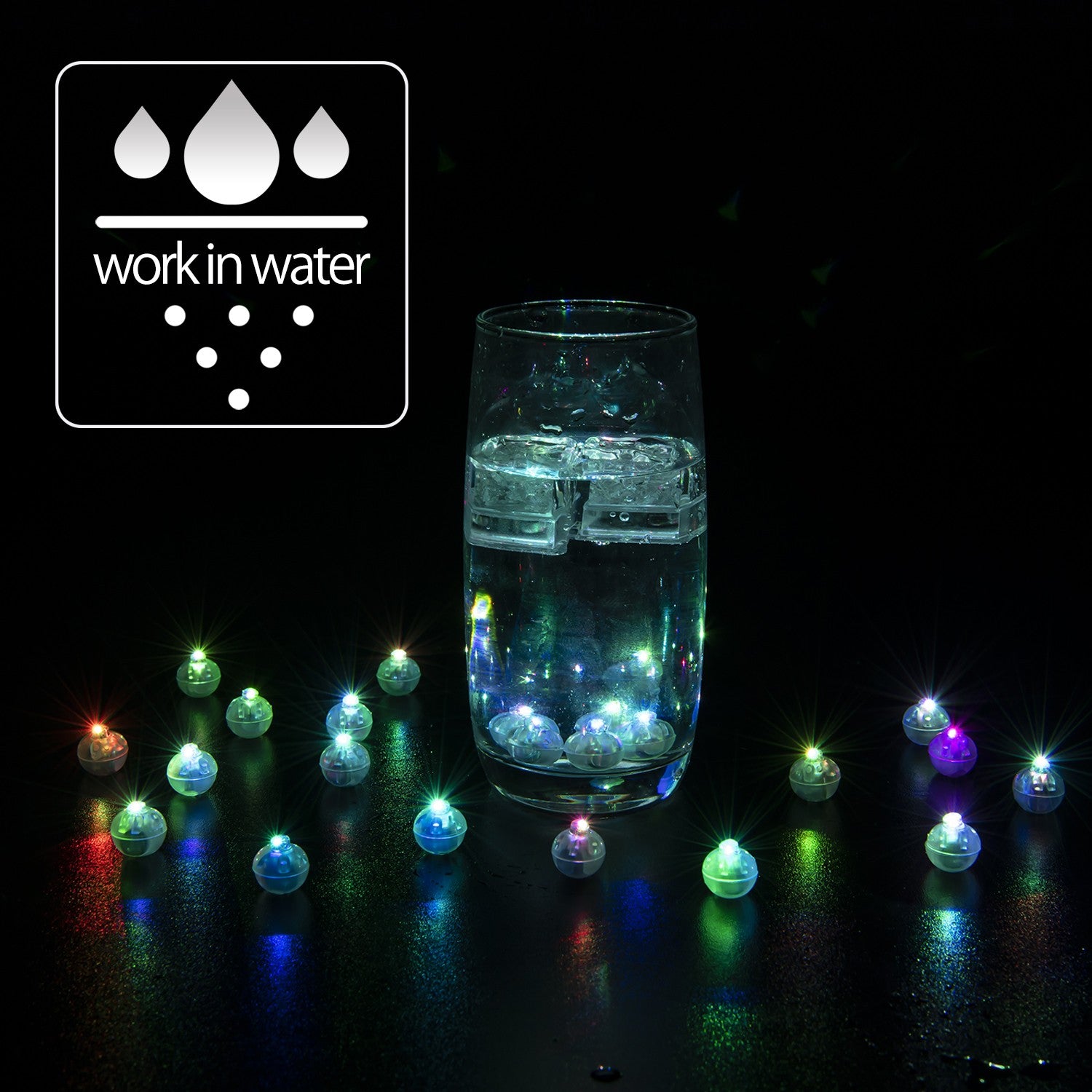 50/100/150/200/300pcs Tumbler Round Ball Light Balloon LED Flash Luminous Lamps Lantern Light for Wedding Party Birthday Decor