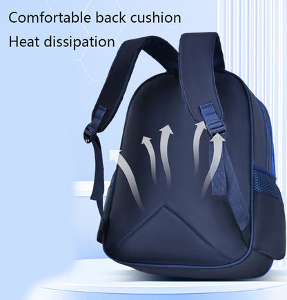 Mochila infantil Fashion Kid, bolsa de ombro infantil azul, mochila escolar para meninos com estampa de jogos de futebol, presente de boutique para meninas