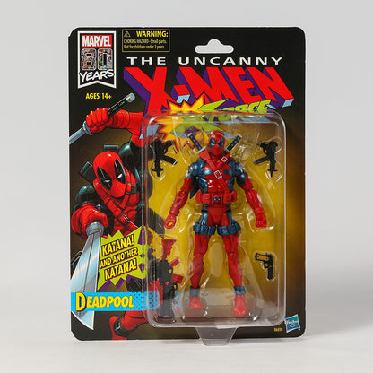 Boneco de Ação de PVC Colecionável Homem-Aranha Cel-Shading Comics Marvel Legends Retro Cardback Modelo de Brinquedo de Presente
