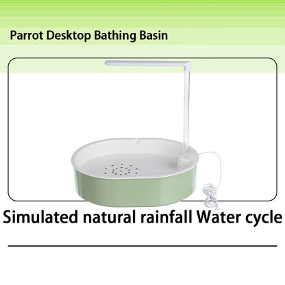 Acessório de Banheira para Papagaio, Caixa de Banho para Papagaio, Chuveiro para Pássaros, Banheira para Conure, Periquito, Papagaio-Cinza-Africano, Jardim Externo