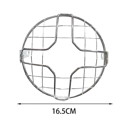 Tampa do farol de 6,5" em tela de malha de proteção para moto, grade de malha para lâmpada frontal, protetor para Café Racer, Cruiser, Tampa de Farol