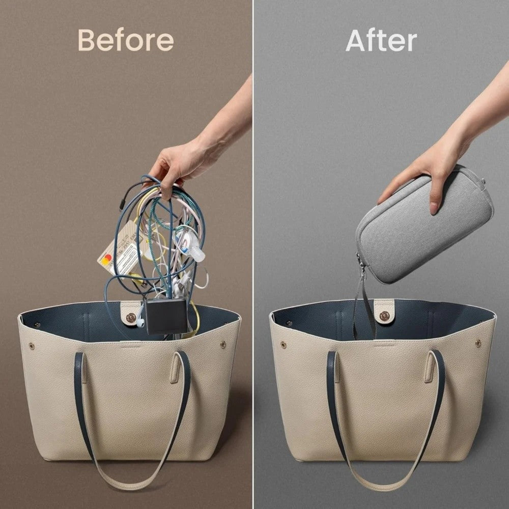 Electronics Organizer Travel Case Water Resistant Travel Bag Cable Organizer for Essentials Accessories Carry Storage Daily Item