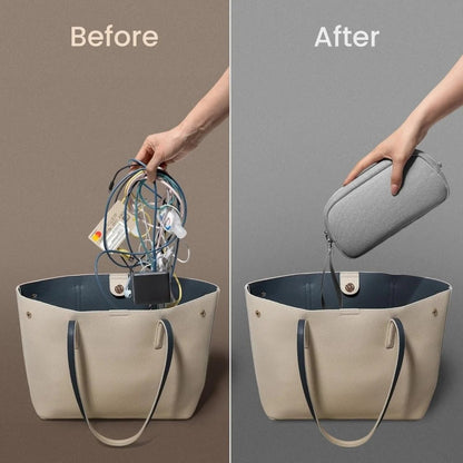 Electronics Organizer Travel Case Water Resistant Travel Bag Cable Organizer for Essentials Accessories Carry Storage Daily Item