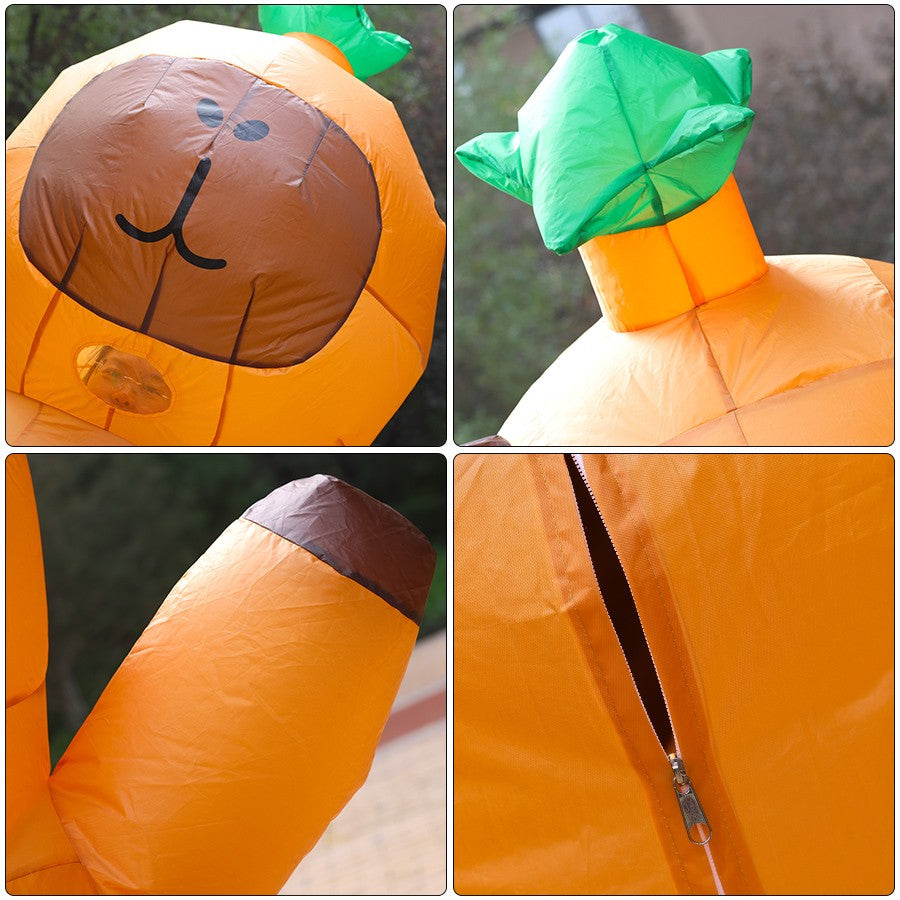 Cartoon Capybara Inflatable Costume - Cuddly Guinea Pig Inflatable Outfit for Adult Halloween Cosplay Parties Performance