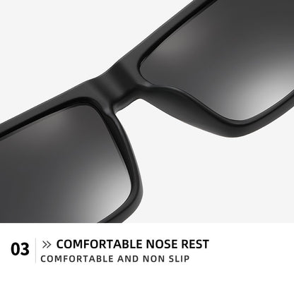 2024 NEW High quality luxury Heat Wave brand Polarized sunglasses square Conjoined lens Women men sun glasses UV400