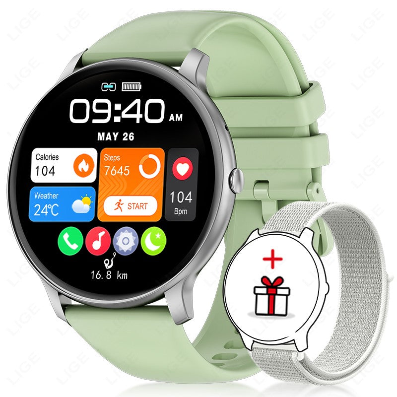 LIGE Smart Watch Women Men Bluetooth Call Sports Fitness Watches Heart Rate Health Monitor Smartwatch Ladies For Android iOS New