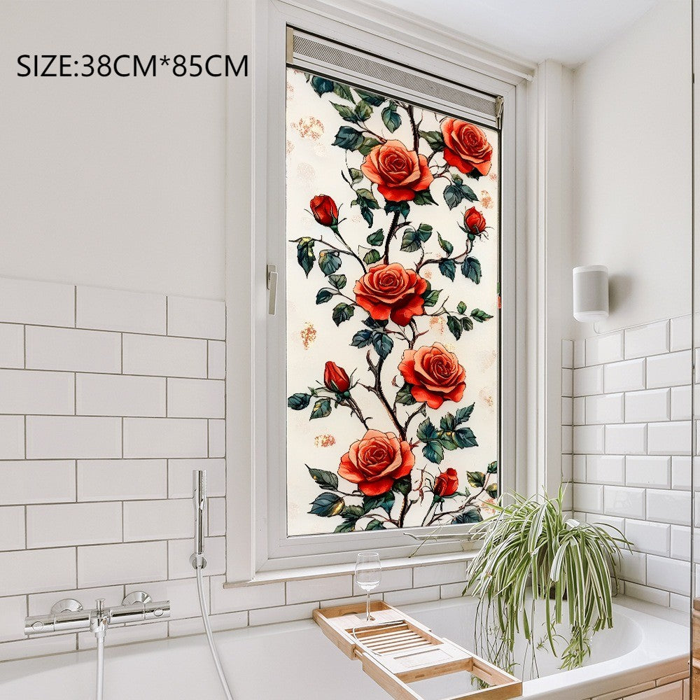 Pink Tree Branches Birds Butterflies Elf Girls Meet Wall Stickers Bedroom Children's Room Home Wall Decoration Self-adhesive