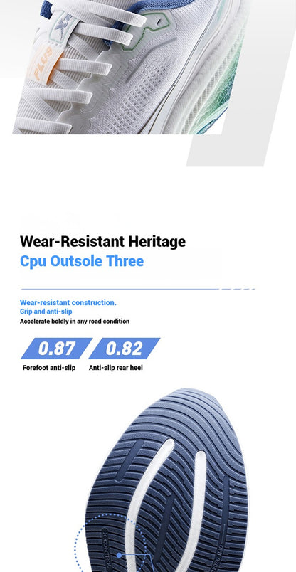 Xtep 2000km Plus Running Shoes 2025 New Spring Lightweight Anti-slip Wear-Resistant Men's Training Jogging Sneakers 875319110001