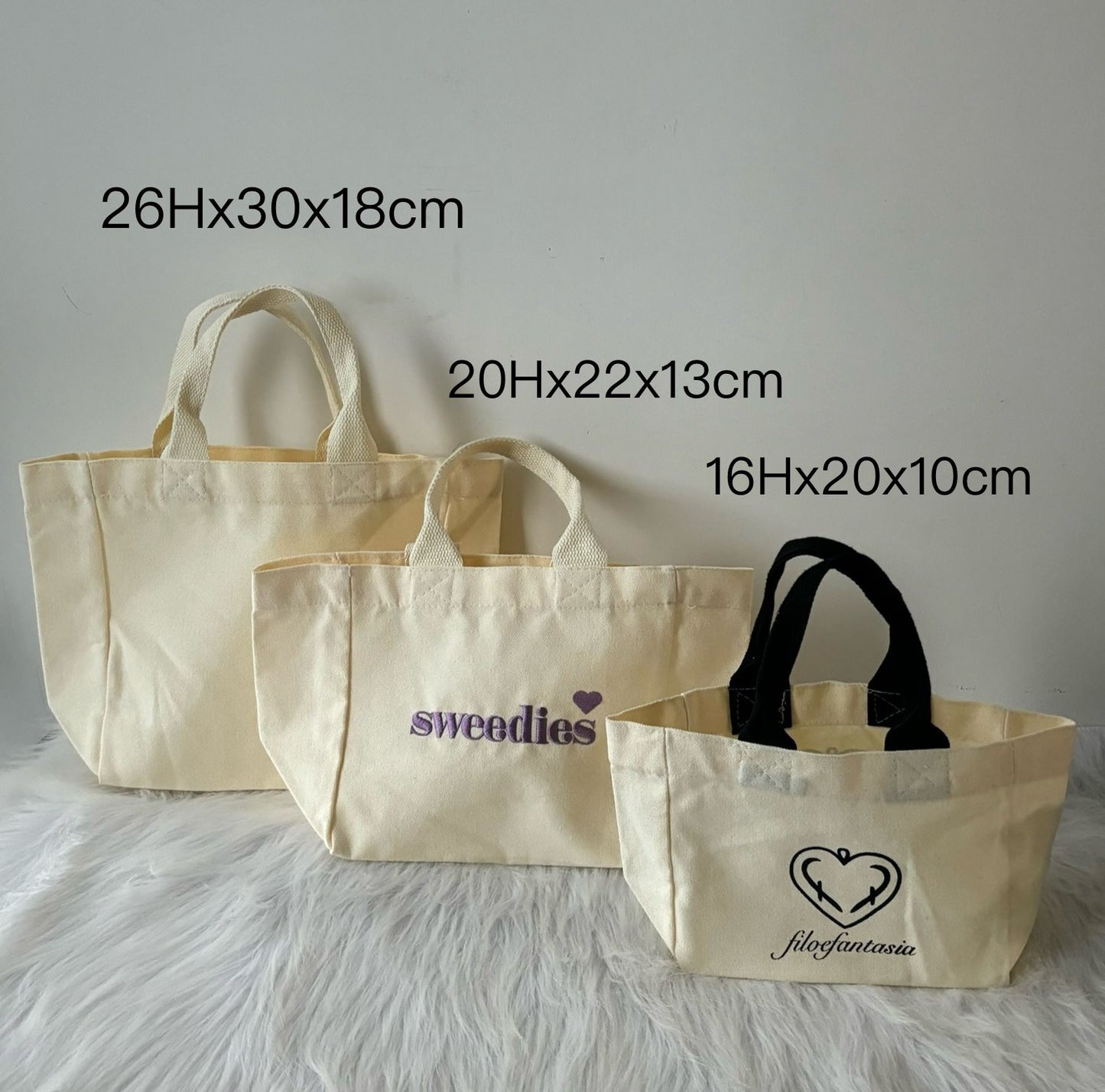 Wholesale 100pcs/lot Recycled Reusable Daily Handbag Custom Logo Cotton Canvas Tote Bag Convenient Shopping Women Gift Bag