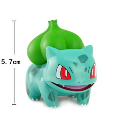 Pokémon Anime Bonecos de Ação Brinquedos Pikachu Modelo Charmander Psyduck Squirtle Jigglypuff Bulbasaur Bonecas Colecionáveis Kawaii Presente Infantil