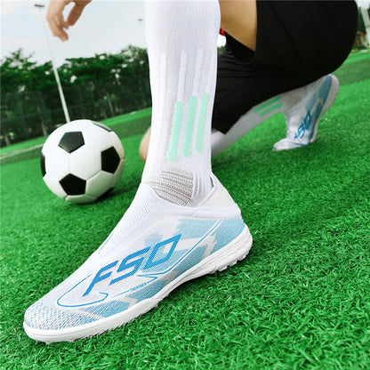 Men Football Boots Professional Society Cleats Original TF/FG Top Quality Indoor Soccer Shoes Booties Comfortable Sneaker Tenis