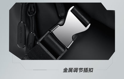 Septwolves Lightweight Men Shoulder Bag Leather Travel Messenger Bag 9.7-Inch Ipad Compartment Comfortable Widened Shoulder Pads