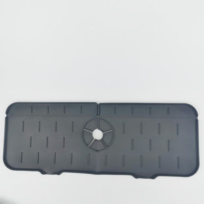 Utensílios de Cozinha Almofada Absorvente de Torneira de Silicone Prateleira Pia Protetor de Respingos Tapete Protetor de Bancada Acessórios de Tapete de Dreno de Banheiro