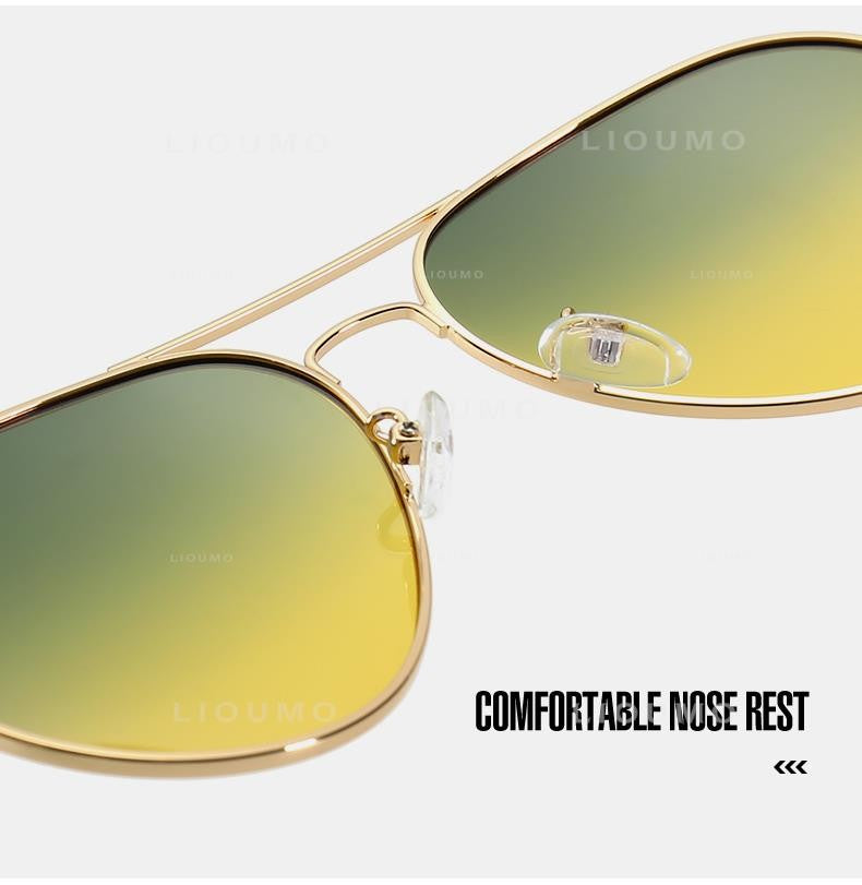 Top Brand Pilot Photochromic  Sunglasses Men Polarized Day Night Driving Glasses Women Chameleon Goggles Unisex sonnenbrille