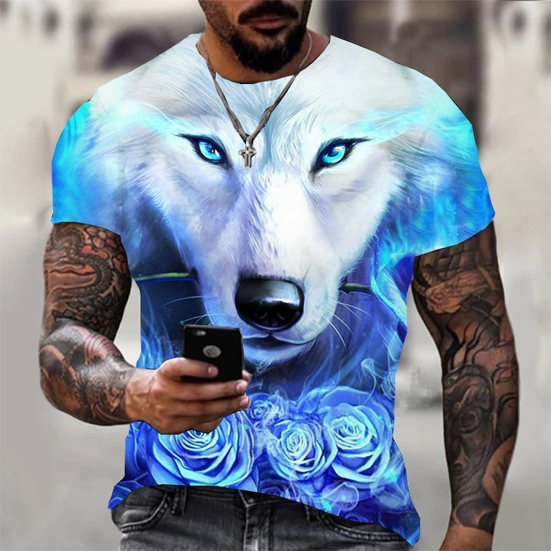 Men's 6-pack Abdominal Muscle T-shirt 3D Printed Short Sleeved Fitness Running Sports Casual Loose Short Sleeved Comfortable Shi