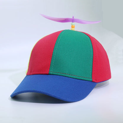 Funny Snapback Hat Helicopter Propeller Adventure Dad Hat Rainbow Bamboo Dragonfly Baseball Cap For Adult Kids Boys Girls