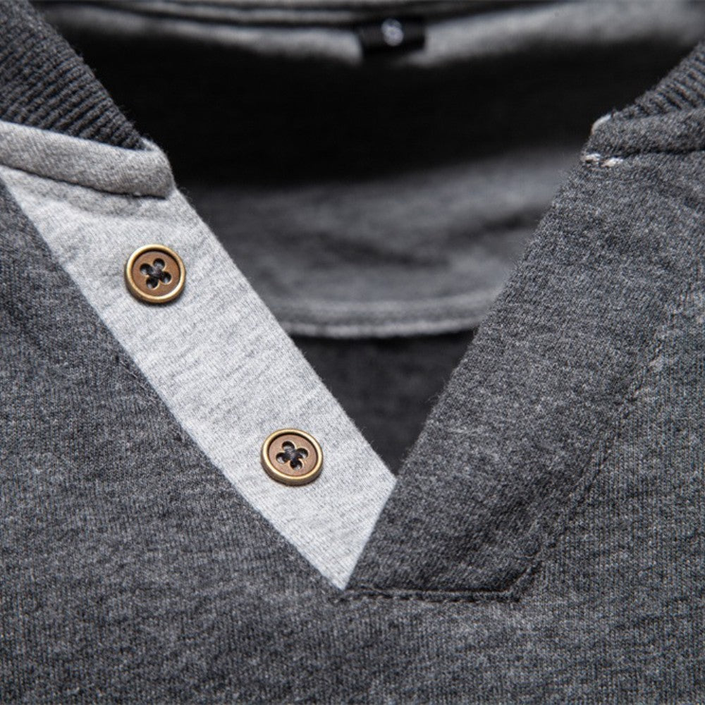 AIOPESON 100% Cotton T-shirt Men Casual Solid Color Long Sleeve Sweater Autumn Fashion High Quality Henley Collar Mens T-shirts