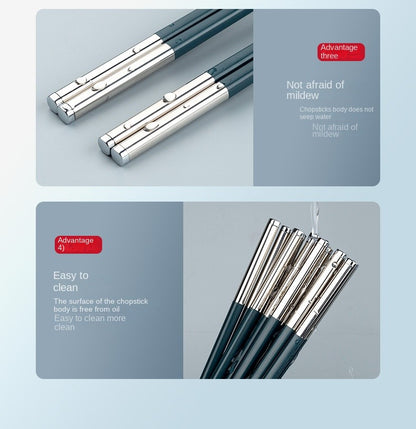 5 Pares De Liga Talheres Hashi Palitos De Sushi Reutilizáveis Ferramentas De Mesa De Cozinha Acessórios Para Casa Hashi Japonês