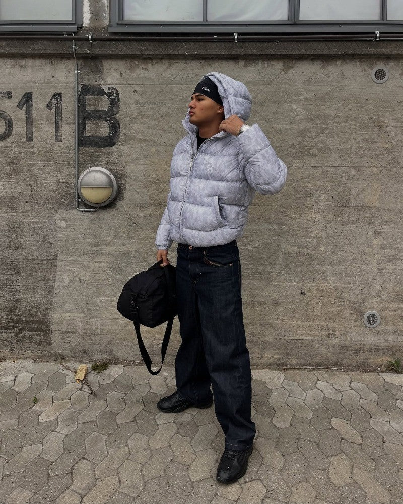 Autumn and Winter Trendy Casual Streetwear Harajuku Camouflage Waterproof Zipper Hooded Jacket Men Retro Loose Warm Coat Women