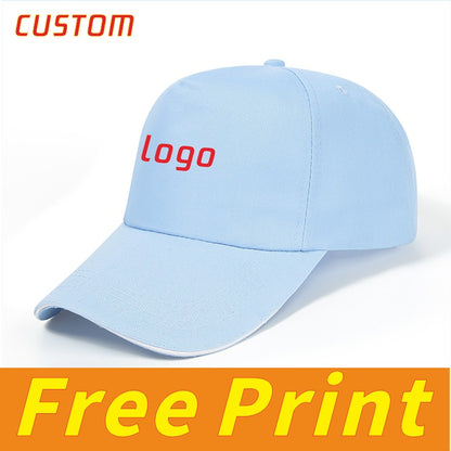 Classic Duck Tongue Hat Tennis Hat Sun Hat Customized Print Logo Icon Personalized Custom Embroidery