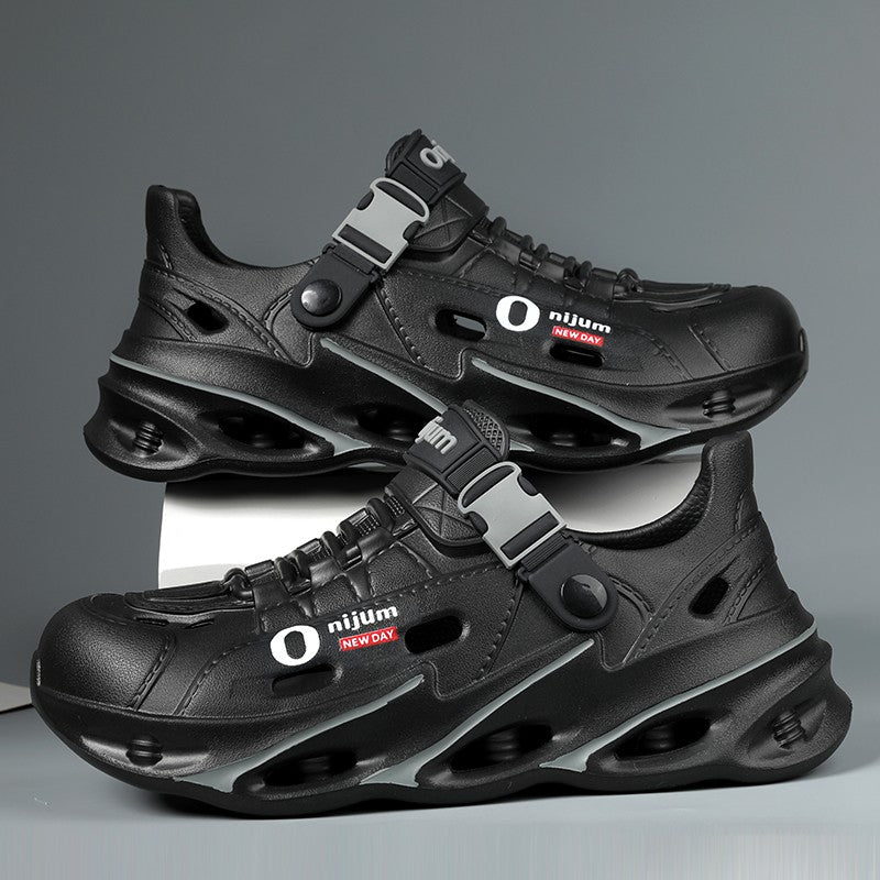 Men Outdoor Sandals Men's Outdoor Sandals Sport Slippers Beach Slides Breathable Clogs Men Casual Garden Shoes Non-slip Hiking