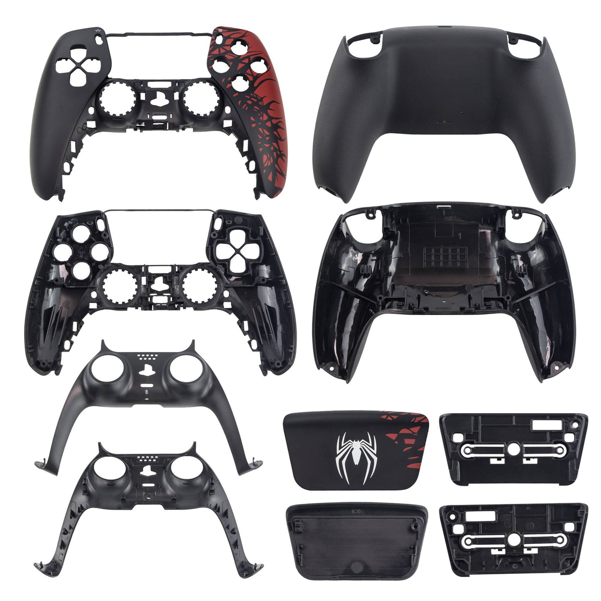 Controller Shell Cover for PS5 Faceplate Cover Controller Spider Faceplate Gamepad Cover Game Controller Protection Replacement