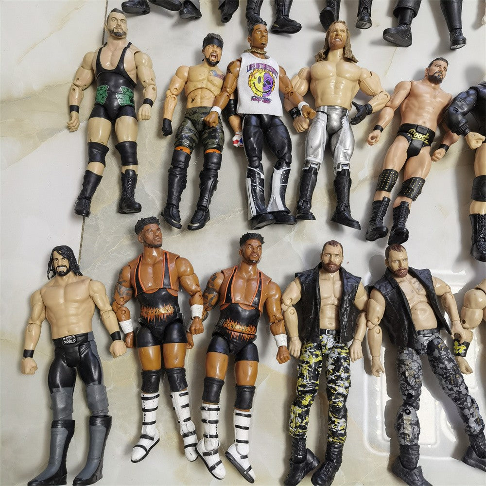 Brinquedo figura de ação de lutador gladiador de luta livre profissional de brinquedo clássico, vários estilos