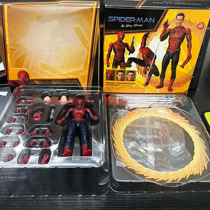 Novo Mafex 241 Tobey Maguire Homem-Aranha Sem Volta Para Casa Coleção Bonecos Amigável da Vizinhança Brinquedos Presentes Modelo KO