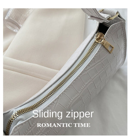 Fashion Exquisite Shopping Bag Retro Casual Women Totes Shoulder Bags Female Leather Solid Color Chain Handbag for Women 2024