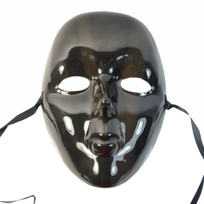 New Plastic Full Face Masks Street Dance Mask Masquerade Dance Mask Halloween Street Dance Mask For Cosplay Party Props