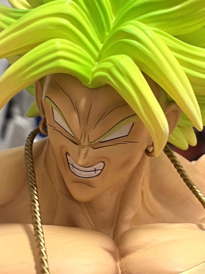 50CM Dragon Ball Breaking Circle Broly Figure Estátua JT Irmão Super Saiyajin GK Modelo de Estátua Ornamento Presente para Menino