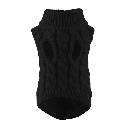 Suéter Clássico Liso para Cães Filhotes de Chihuahua, para Cães Pequenos, Roupa Quente de Inverno para Animais de Estimação, Pulôveres para Yorkshire Schnauzer Disfraz de Perro