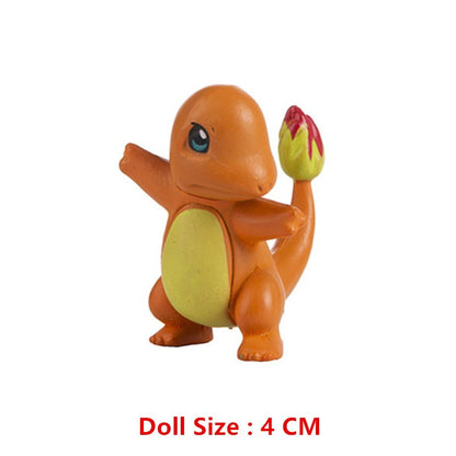 Pokemon Anime Figure Pikachu Eevee Charizard Mewtwo Cartoons Figure Collection Model Pocket Monster Action Toys Kids Birthday Gi
