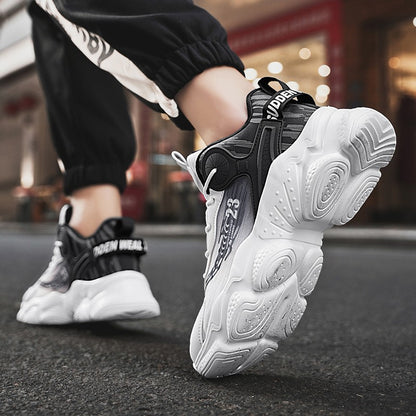 Man Increase the size Casual and fashionable shoes Anti-slip Wear-resistant Trend Sports shoes Lightweight Comfort Running shoes