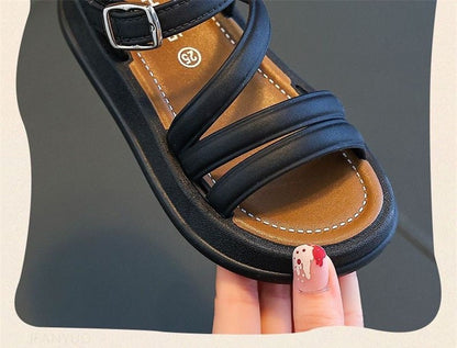 Breathable Lightweight Girls Sandals Summer Casual Children Sandal Girl Baby Flat Shoes Fashion Casual Non Slip Kids Beach Shoes