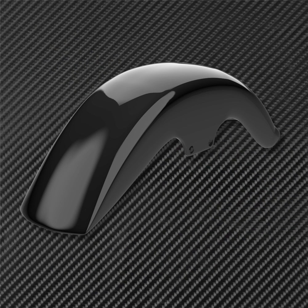 Para-lama dianteiro de plástico ABS preto brilhante para motocicleta Harley Softail 2006-2017 Fat Boy Special FLSTF 1450