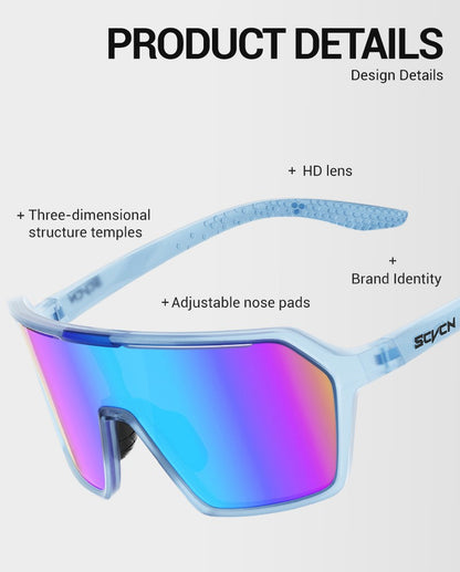 SCVCN Cycling Sunglasses Men Photochromic Glasses Fashion for Women Bike Mountain Road Bicycle Eyewear Cycle Goggles UV400 MTB