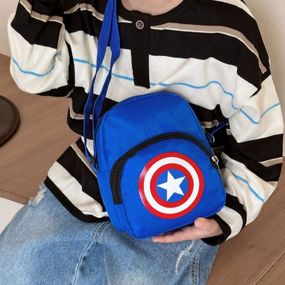 New Marvel Children'S Bags Boy's Spider Man Iron Man Captain America Crossbody Bag Cartoon Shoulder Bag Kids Accessories Gift