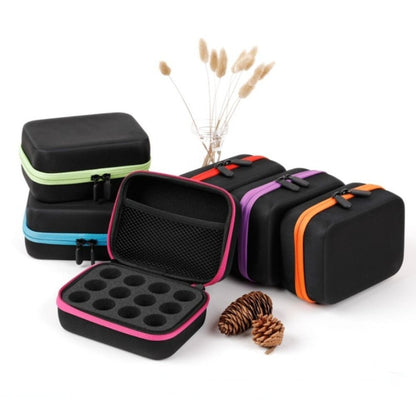 12 Slots Essential Oil Case for DoTERRA 5ML 10ML 15ML Essential Oil Roller Bottles Organizer Holder Perfume Hanging Storage Bag