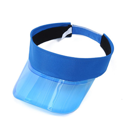 Chapéus de Viseira de Sol para Pais e Filhos, Viseiras de Plástico PVC para Mãe, Filho e Filha, Bonés de Viseira para Esportes ao Ar Livre, Chapéu de Sol para Bicicleta para Mulheres