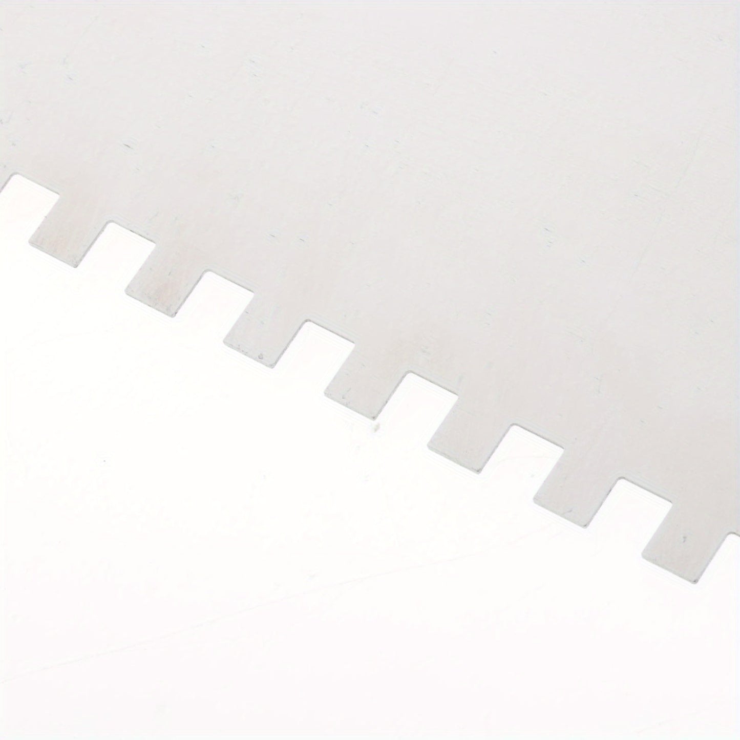 1 Espátula de Acabamento para Reboco e Argamassa, Ferramentas de Aplicação, Espátula de Aço Dentada para Massa, Espátula para Drywall e Ferramentas de Construção
