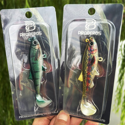 New PVC T-Tail Jig Soft Bait 9.5-28g Shad Swimbait Artificial Lure for Zander Pique Low Fishing