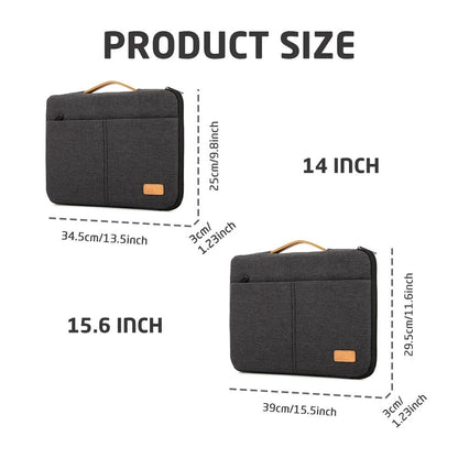 Protective Laptop Sleeve Case for 13.3 14 15.6 16 Inch New MacBook Pro M3 Max M2 M1 Slim Carrying Laptop Bag Men Women
