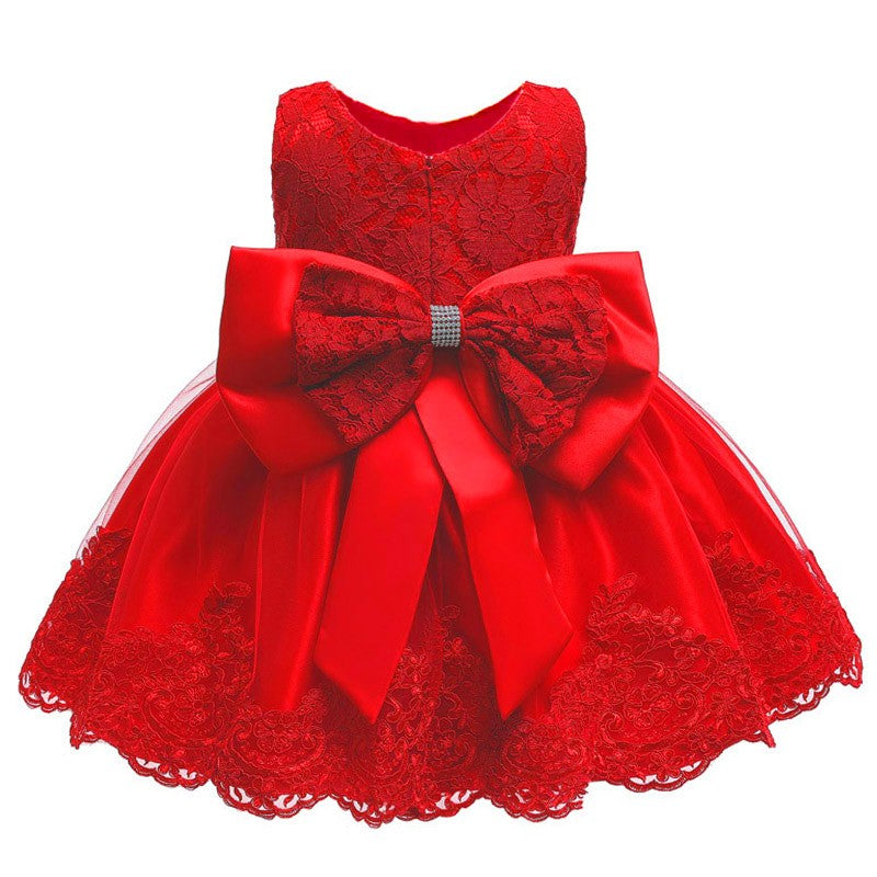 LZH Baby Girl Dress Newborn Clothes Princess Dress+Headwear For Toddler Birthday Wedding Christening Infant Party Christmas Gown